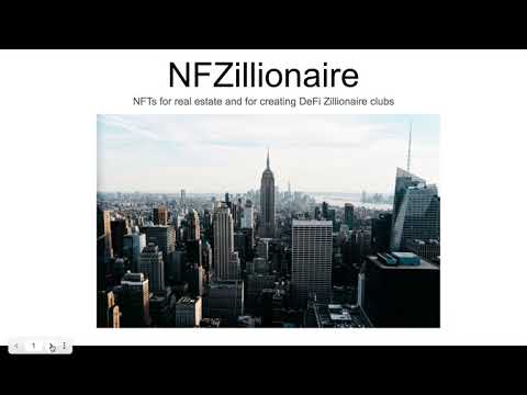 NFZillionaire: ETHGlobal Weekend Hackathon