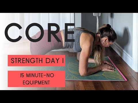 DAY 1 CORE CHALLENGE - 15 MINUTE NO EQUIPMENT
