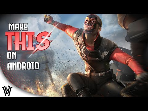 How to make pubg thumbnail (style:Text cut) by veditingpro