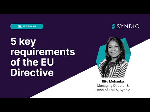 5 key requirements of the EU Equal Pay and Transparency Directive