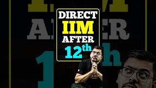 Direct Admission to IIM after 12th😍😍#jee #jee2025 #iim #ipmat #ipmat2025 #mba #bba #iimrohtak
