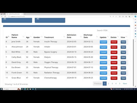 Bootstrap 5 Datatable with API | Fetch Data from Backend Server using JavaScript