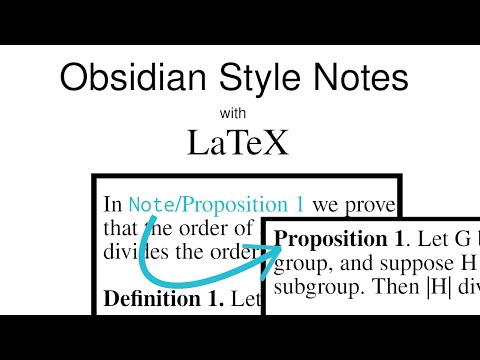 How to make linked notes in LaTeX with TeXNotes