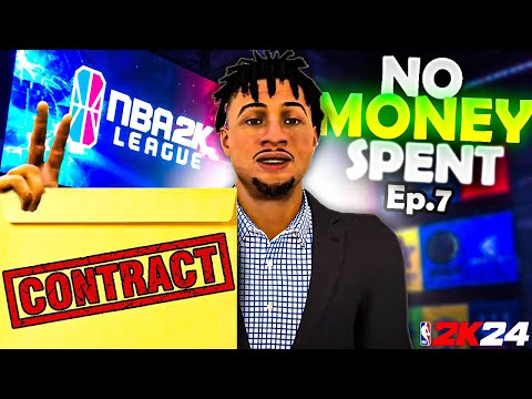 I Tried Out For The 2k League | NBA 2k24 60 to 99 No Money Spent Ep.7