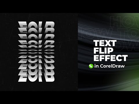 PAPER FLIP EFFECT IN CORELDRAW | Blending, Reflect & Gradient | Graphic design