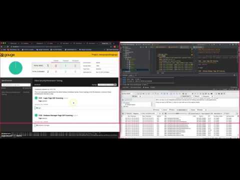 Demo Automated Test OWASP ZAP - Selenium - Gauge Framework