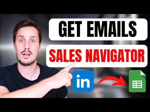 Scrape Emails from LinkedIn Sales Navigator (2025)