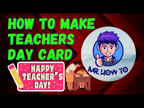 How to Make Teachers Day Card | Happy Teachers Day Card