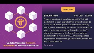 Pi Network Protocol Upgrade 2025 🔥 | Testnet1 & Mainnet Migration to Version 23 Explained! #pinode