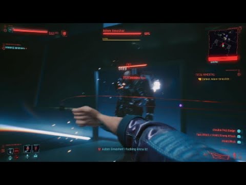 Cyberpunk 2077 - Destroying Adam Smasher with Mono Wire