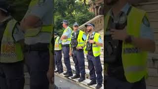 Watch Pro-Palestinian Protesters Get Pepper Sprayed by Police in Australia #shorts