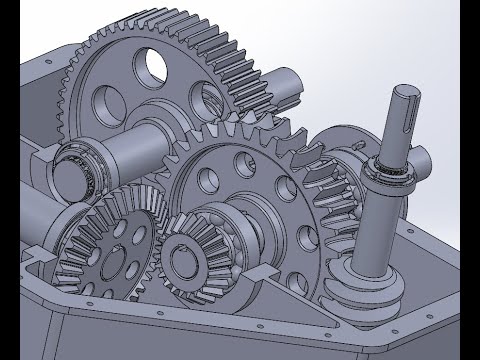 Gear Mates & Motion Study Animation in Solidworks | Multistage Gear Reducer Project