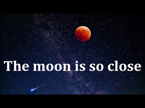 The moon is so close (poem)