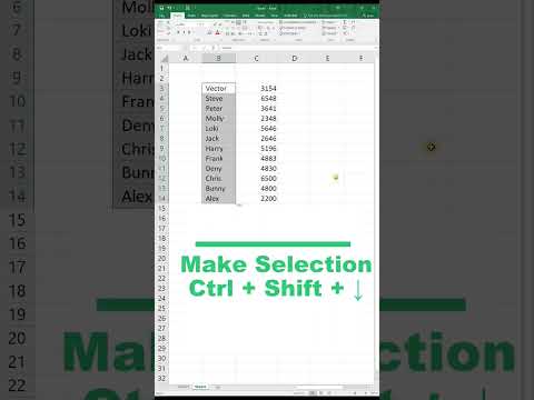 Excel Tricks #tricks #tipandtricks #tips #shorts