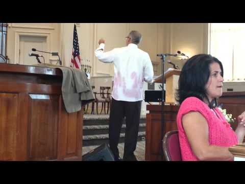 Tom Caswell preaching