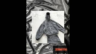 Double-Zip Washed Denim Jacket | Y2K Techwear Pullover