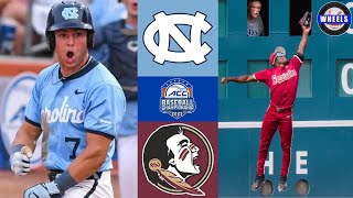 #3 North Carolina vs #2 Florida State (Exciting!) | Semifinal | 2025 College Baseball Highlights