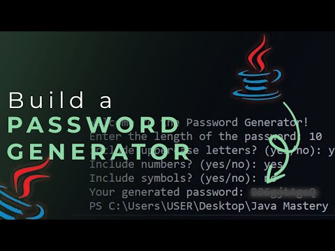 How to Build a Password Generator using Java | Python