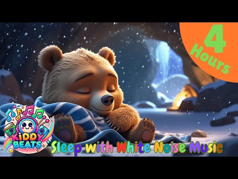 4 Hours of SOOTHING baby sleep Music insp. by Mozart and Brahms Lullabies | Kiddy Beats.🎶Kids Rhymes