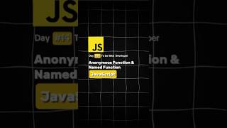 Anonymous Function & Named Function di JavaScript