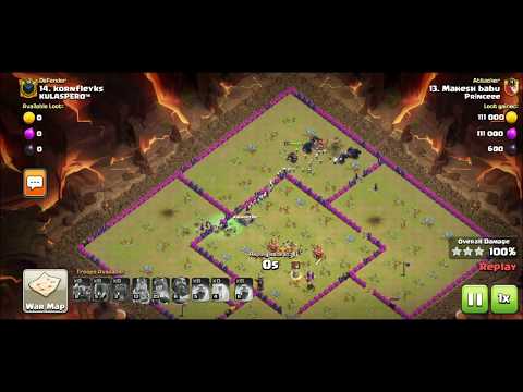 Witch slap 👋👋👋👋👋👋 op attack #PRINCEEE #COC #WARATTACK