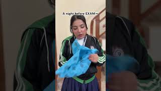A night Before Exam- @thejagritikhuranashorts | #relatable