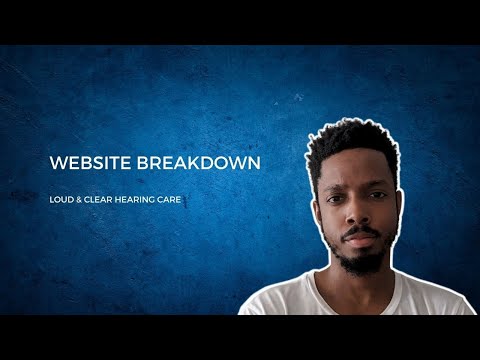 Loud & Clear Hearing Care – Landing Page Breakdown