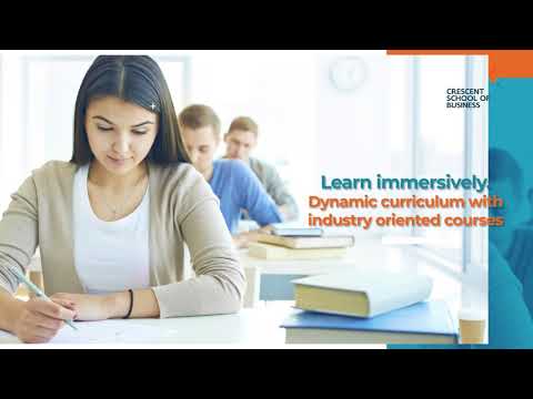 MBA with Strategy Focus programme from Crescent School of Business, Chennai