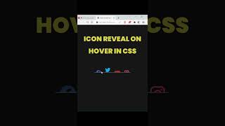 CSS icon animation ON HOVER | CSS hover effect |  #shorts #css #html #coding  #youtubeshorts