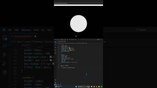 Moon Shape Animation Using Pure CSS | HTML & CSS Tutorial 🌙  #coding #html