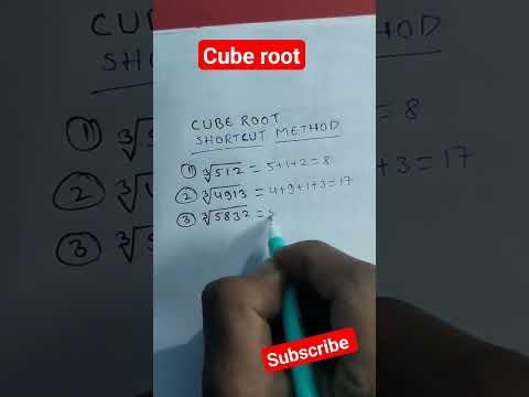 cube root shortcut method #math #education #reels #shorts #trick #youtube #motivation