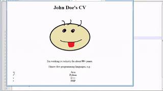 Basics of HTML, creating our first Web-page from scratch