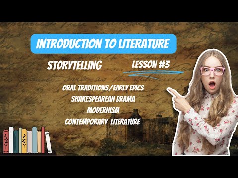 Introduction to Literature |Storytelling | Shakespearean Drama|Romantic Poetry |@aboutliterature