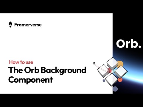 Orb Background Component for Framer