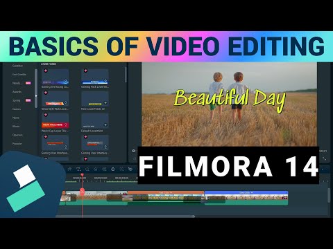 Very Easy Video Editing Tutorial for Beginners! [using Filmora 14]