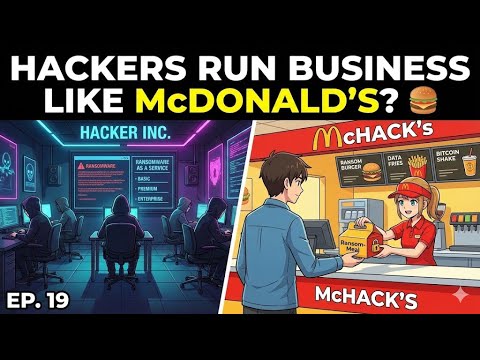 Hackers Run Business Like McDonald's? (Ransomware as a Service) 🍔