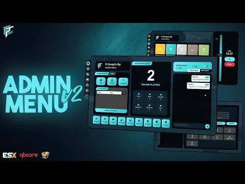 [Free] V2 FiveM Admin Menu Script | ESX, QBCore & QBX Compatible |  Ft Scripts |