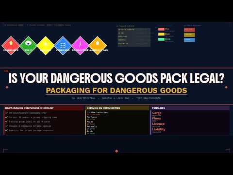 Packaging for Dangerous Goods — When Packaging Becomes a Compliance Requirement