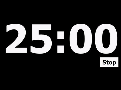 25 Minute Countdown Timer