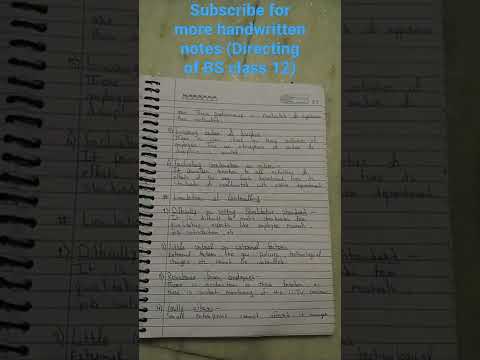 Controlling || chapter class 12 business studies|| handwritten notes