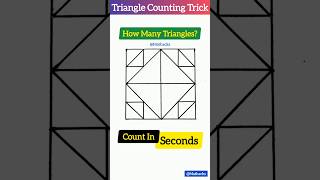 Triangle Counting Reasoning | Fast Triangle Counting Trick #mathstricks