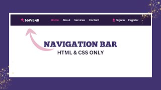 How to Create a Navigation Bar (for beginners), Website Header Design Using HTML and CSS