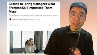 I Asked 10 Hiring Managers What Frontend Skill Impressed Them Most