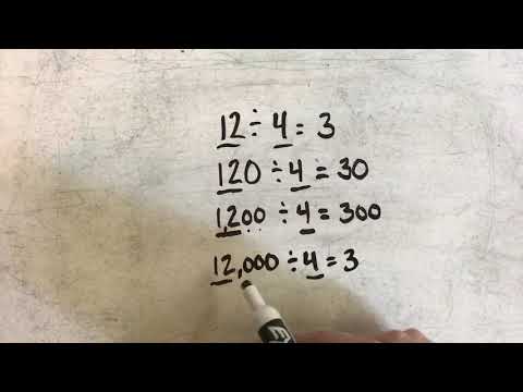 Dividing By Multiples Of 10, 100, & 1,000