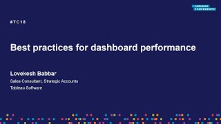 Best practices for dashboard performance