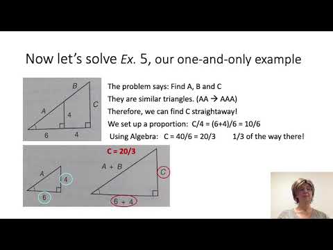 Saxon Algebra 2 Lesson 26.B Overlapping Right Triangles