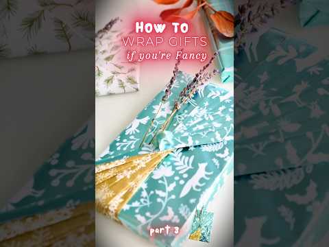 Fancy Gift Wrapping Ideas: FAN Style 🎁 (Style 3) | Full Tutorial Linked