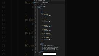 CSS ::before and ::after pseudo Elements || Code With Hari || #coding #htmlcode #css #emoji #win11