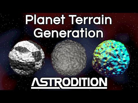 Planet Terrain Generation using Compute Shaders | Astrodition Indie Game Devlog #6