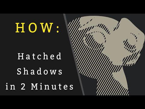 Blender Tutorial - Hatched Shadow Shader